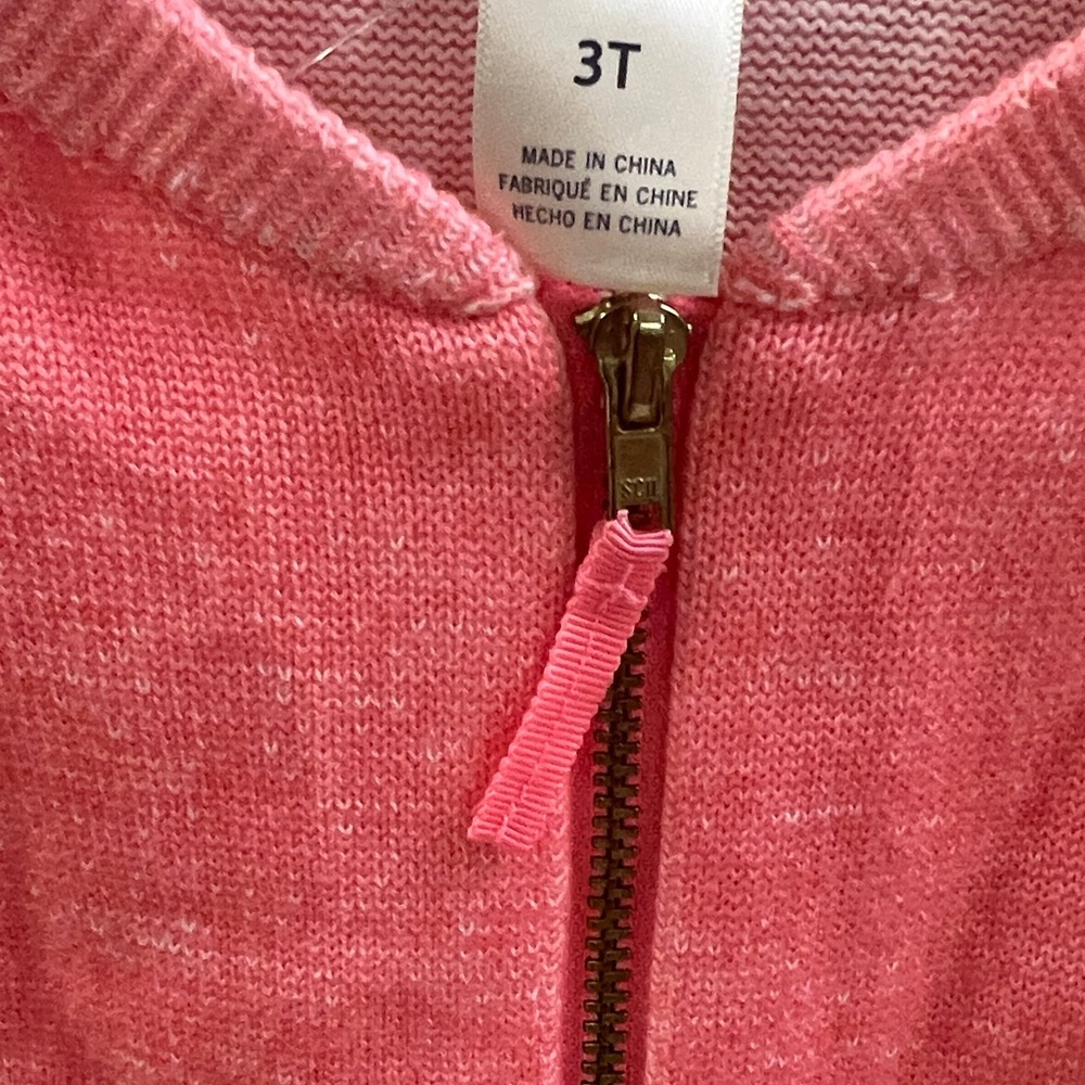 NWT- OshKosh Toddler girls sweater, 3T. - Picture 7 of 11